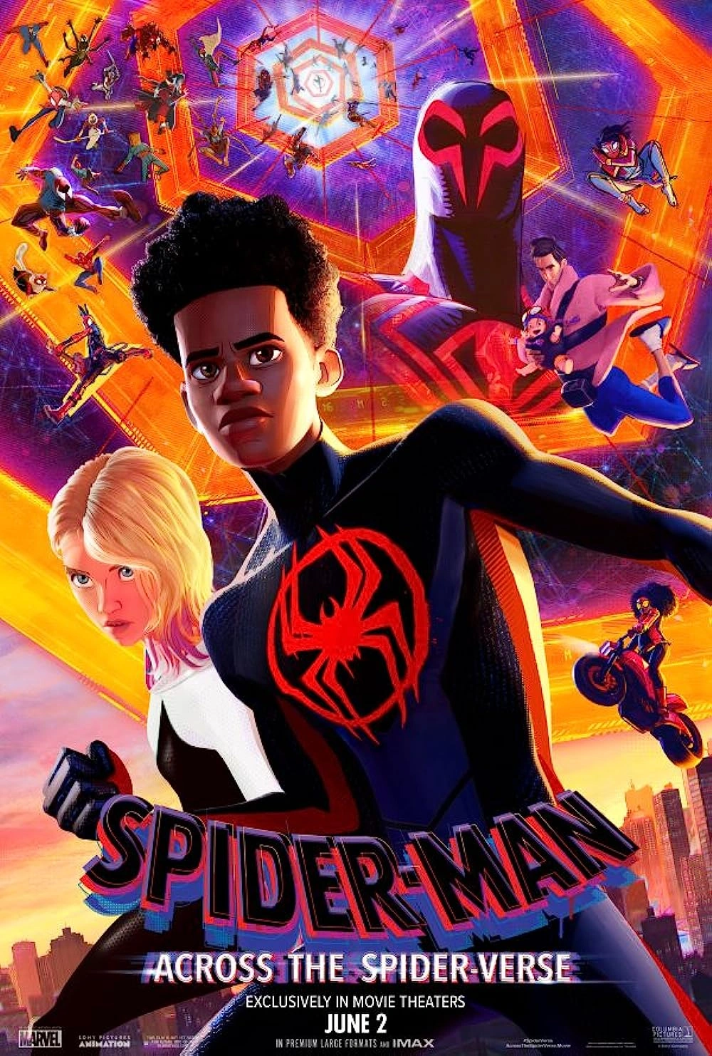 spider verse movie poster